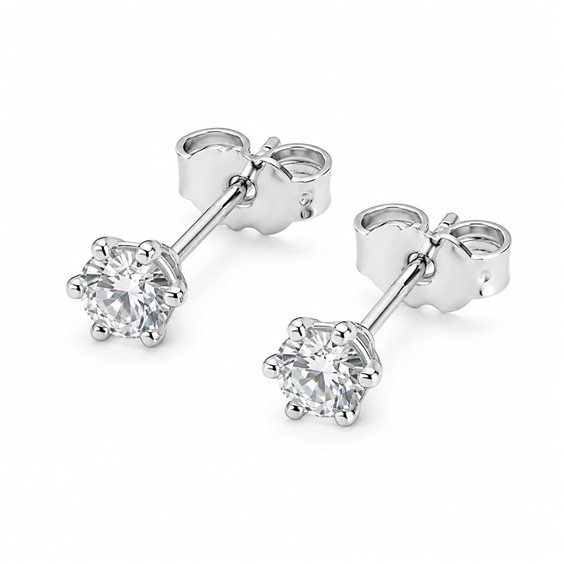 Earrings Idee Preziose dal 1987 Woman in White Gold Zircone IP.OK18B/209 - IP.OK18B/209